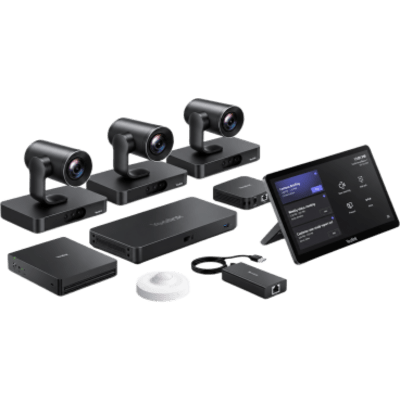 Sistema de Videoconferencia Yealink MVC-S98-C5U-004 para Microsoft Teams Rooms en Salas Extra Grandes con 3 Cámaras Inteligentes | SIERRA STORE