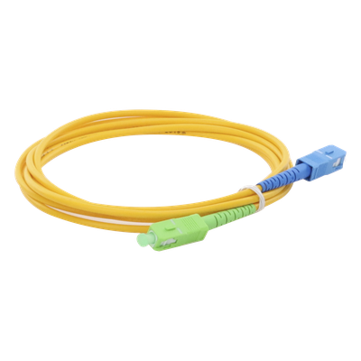 LINKEDPRO BY EPCOM LPSM3SCASCUS2 - Jumper de Fibra Óptica / Monomodo OS2 G.652D / SC/APC-SC/UPC / Simplex / 2 m (6.56 ft) / 3 mm | SIERRA STORE