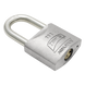Candado Metálico de Gancho Corto / Acero Cementado Niquelado / Llave PH-32 / 4 Pernos de Combinación / Anti-Palanca / Barreno para Agua | SIERRA STORE
