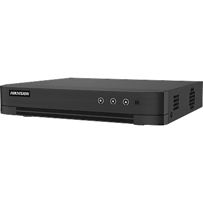 HIKVISION DS7204HUHIS1/XT - DVR 4 Canales TURBOHD + 4 Canales IP / 8 Megapixel (4K) / Audio Bidireccional / GUANLAN / 1 Bahia de Disco | SIERRA STORE