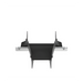 PANDUIT PWBSPJ4BL - Bajada de cables para charola wire basket / 4 in / Control de radio de curvatura / Negro | SIERRA STORE