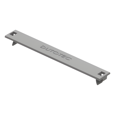 Remate de tapa / Canaleta DX10000 / ABS V0 / Blanco / -20°C a +80°C | SIERRA STORE