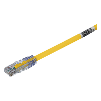 PANDUIT UTP6AX30YL - Cable de Parcheo UTP / Cat6A / 24 AWG / CM / 9.14 m (30 ft) / Amarillo | SIERRA STORE