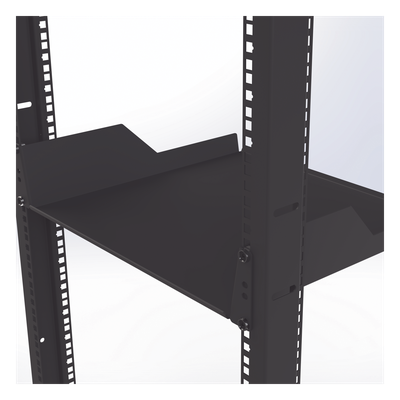 LINKEDPRO BY EPCOM LP-RSH-41-39-2U - Charola para soportar equipos en Rack de 19" y 39 cm de Profundidad, 2U, Juego de 2 piezas iguales | SIERRA STORE
