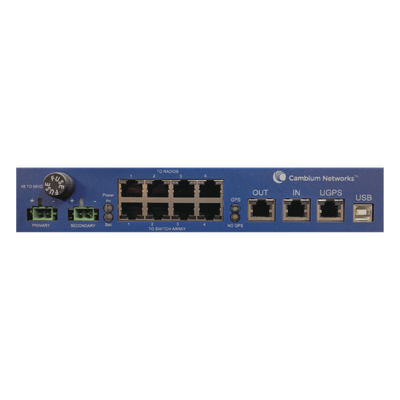 Sincronizador GPS Multipunto / 4 Puertos Gigabit / Inyección de Potencia 29V-56V / Diseño Exterior / Integración de Sincronización y | SIERRA STORE