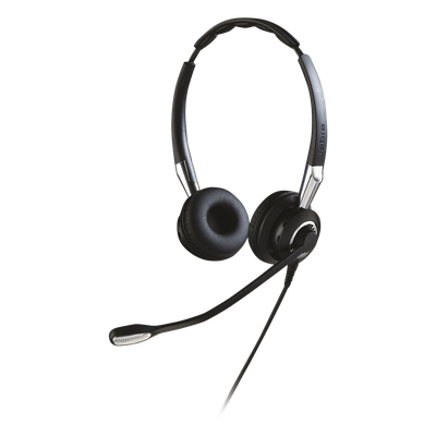 Diadema / Auricular Jabra Biz 2400 Duo / QD / 40% Más Ligero / Cancelación de Ruido / Contact Center (2409-820-205) | SIERRA STORE