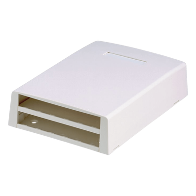 PANDUIT CBXF12WH-AY - Caja de Montaje en Superficie / 12 Puertos Mini-Com / Almacenamiento 24 m (78.7 ft) Fibra / ABS RoHS / 120 x | SIERRA STORE