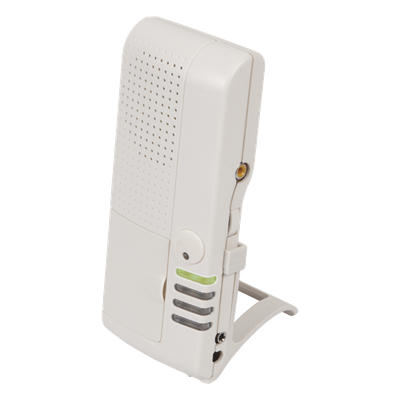 Receptor de voz / 4 canales / 1000′ (300 m) alcance / 433 MHz / 10 tonos / 53 palabras inglés-español / 12 VDC | SIERRA STORE