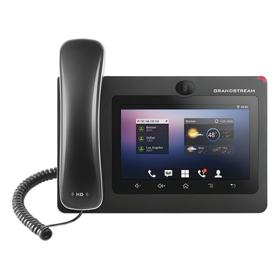Teléfono IP GrandStream Empresarial para Videoconferencias con Android 7, 16 lineas, procesador 4 nucleos | SIERRA STORE