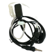 Micrófono Audífono de Solapa / Tubo Acústico Transparente / 2 Cables / Audio Bidireccional / Material Hipoalergénico | SIERRA STORE