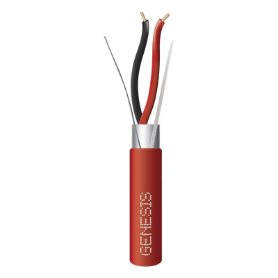 Bobina de Alambre / 2 x 16 AWG Blindado / PLENUM / 152 m (500 ft) / NFPA 262 / Rojo | SIERRA STORE