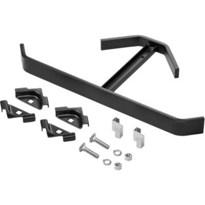 Kit de Soporte Esquinero, Para Unión de Escalerilla a 90º, de Acero, Color Negro | SIERRA STORE