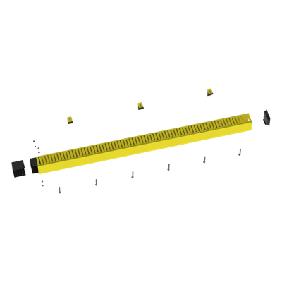 PANDUIT FRHD4KTYL - Kit de Administrador de Cables Vertical / Canaleta 4x4 / Altura 1828.8 mm (6 ft) / ABS Libre de Halógenos / | SIERRA STORE