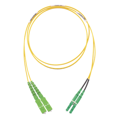 PANDUIT F92ERANB1SNM002 - Jumper de Fibra Óptica / Monomodo OS2 9/125 / SC/APC-LC/APC Duplex / OFNR Riser / LSZH / 2 m (6.56 pies) | SIERRA STORE