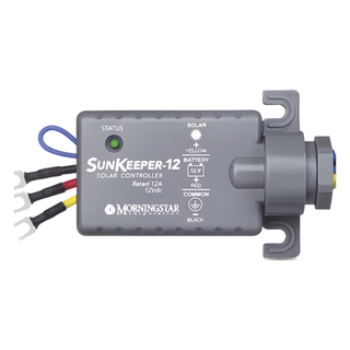 Controlador Solar de Carga / 12V / 12A / PWM / IP65 / Protección 1500W Transientes | SIERRA STORE