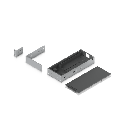 Kit para instalar en rack switches USW-PRO-MAX-16-POE o USW-PRO-MAX-16, 1UR, con base para fuente de alimentación y cable ...