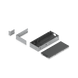 Kit para instalar en rack switches USW-PRO-MAX-16-POE o USW-PRO-MAX-16, 1UR, con base para fuente de alimentación y cable ...