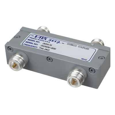 Acoplador Híbrido / 2 Canales / 406-512 MHz / 125 W / N Hembras / 3.5 x 19 in / 4 kg | SIERRA STORE