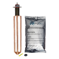 Electrodo de Puesta a Tierra / 45 Amp / Filtro LCR / Resistencia < 2 Ohm / Cobre Electrolítico / Compuesto H2Ohm / 20 Años Sin | SIERRA STORE
