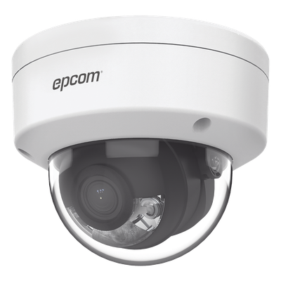 EPCOM XD-14CSL - Domo IP / 4 MP / Lente 2.8 mm / ColorVu / AcuSense / PoE / H.265+ / IP67 / IK08 / WDR 120 dB / Luz blanca 30 m (98 ft) | SIERRA STORE