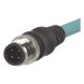 PANDUIT ICD12T1NTL1M - Cable de Conexión IndustrialNet Cat5e, de M12 D-Code Macho Recto a M12 D-Code Macho Angulado, Blindado S/FTP | SIERRA STORE