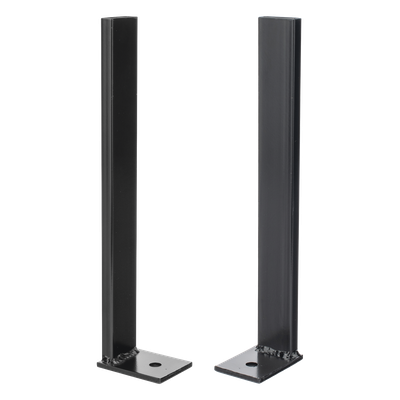 Pie de Base para Escalera Tubular / 1.5" de Peralte / 12" de Ancho / Acero al Carbono con Epóxi / 70 mm x 210 mm x 50 mm | SIERRA STORE