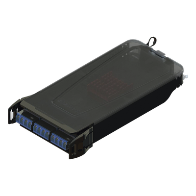 SIEMON LVS12-LSUALAB1A - Cassette de Empalme por Fusión / Hasta 24 Fibras / Conectores LC/UPC Shuttered / Fibra Monomodo 900um / 1 | SIERRA STORE