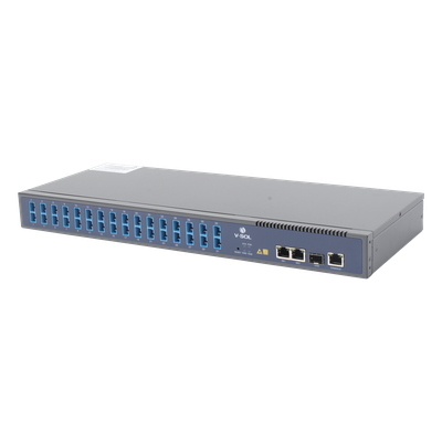 OLT GPON / 1 Puerto PON con Splitter 1:32 / 3 Uplink (2 GE + 1 SFP/SFP+) / Hasta 128 ONUs / 20 km / 1.73 ft Rack | SIERRA STORE