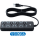 Toma multiple Inteligente / 4 Tomas / Wi-Fi Bluetooth Zigbee / Medición Individual / Protección Sobrecalentamiento / 3680 W Máx / 12 A | SIERRA STORE