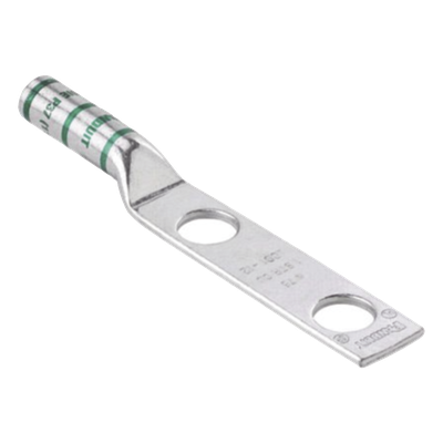 PANDUIT LCC2-38D-Q - Conector de Compresión de Cobre / 2 Orificios 3/8" / Separación 1" / Cable 2 AWG / Paquete 25 Piezas | SIERRA STORE