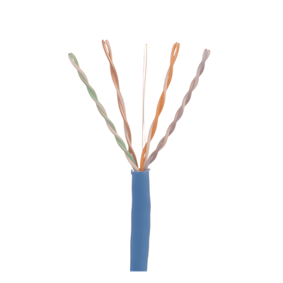 PANDUIT PUP6C04BU-WZ - Bobina UTP / 1000 pies (305 m) / Cat 6 / 23 AWG / CMP Plenum / 4 pares / 250 MHz / PoE | SIERRA STORE
