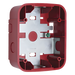 Caja de Montaje en Pared / Para Sirena / Color Rojo / Diseño Compacto / Compatible Serie L | SIERRA STORE
