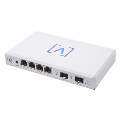 Router VPN / 4 Puertos Ethernet 2.5 Gbps / 2 Puertos PoE+ 802.3af/at / 2 Puertos SFP+ 10 Gbps / Filtrado DPI / Administración en Nube | SIERRA STORE