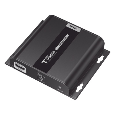 Receptor HDMI Extensor / 4K @ 30Hz / Alcance 120 m (393.7 ft) / Cat 5e/6 / HDbitT / IR / HDCP 1.3 / Switch Gigabit | SIERRA STORE