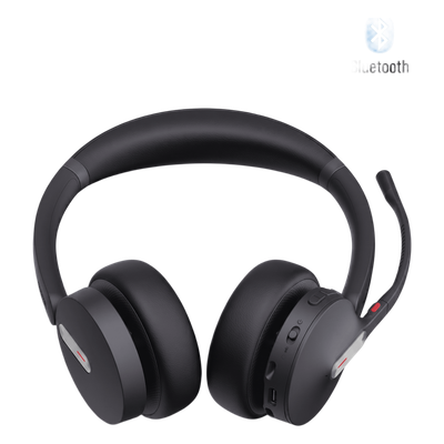 Diadema Bluetooth / Cancelación de Ruido con 3 Micrófonos / Bluetooth 5.3 / Alcance 50 m (164 ft) / Batería 35 Horas / Audio Estéreo UC | SIERRA STORE
