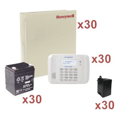 Kit de paneles de alarma / 30 unidades VISTA-48LA / Batería y transformador incluidos / Hasta 48 zonas / 3 particiones | SIERRA STORE