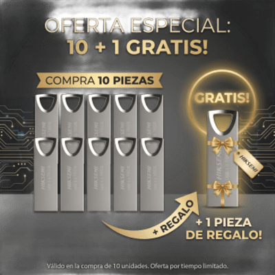HIKSEMI by HIKVISION HS-USB-M200/64G/KIT - KIT 10 + 1 de Memoria USB M200 de 64 GB / USB 3.0 | SIERRA STORE
