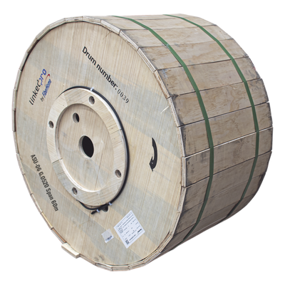 Carrete de 4 km de Fibra Óptica Aérea Mini ADSS (ASU) G.652D, Monomodo de 8 Hilos, Exterior, Span 60, Loose Tube, Preformado | SIERRA STORE