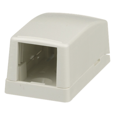 PANDUIT CBX1IW-A - Caja de Montaje en Superficie / 1 Puerto Mini-Com / 1.03 x 0.91 x 1.89 in / ABS / Blanco Mate | SIERRA STORE