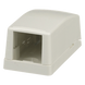 PANDUIT CBX1IW-A - Caja de Montaje en Superficie / 1 Puerto Mini-Com / 1.03 x 0.91 x 1.89 in / ABS / Blanco Mate | SIERRA STORE