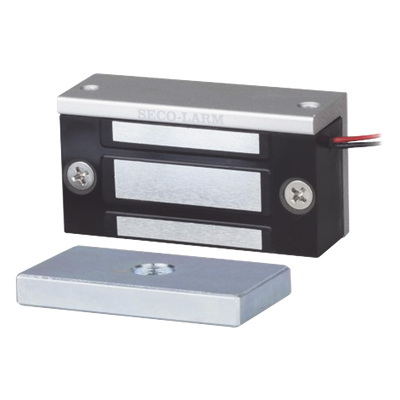 Chapa Magnética / 36 kg (80 lbs) / 12~24 VDC / Miniatura 70x31x19 mm / Protección MOV / Sin Magnetismo Residual / Montaje Completo | SIERRA STORE