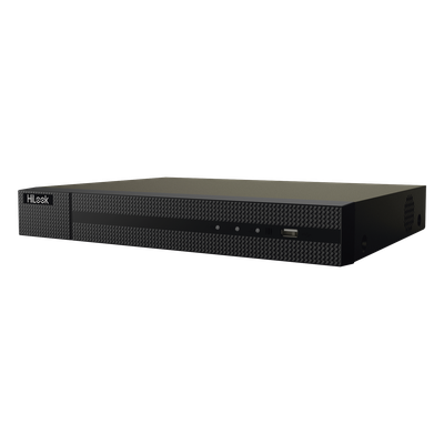 HiLook by HIKVISION NVR-216MH-C/16P - NVR 8 Megapixel (4K) / 16 Canales IP / 16 Puertos PoE+ / 2 Bahías de Disco Duro / HDMI en 4K | SIERRA STORE