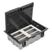 Caja de Piso Falso / 6 Módulos Dobles / Profundidad Ajustable 90-120 mm (3.54-4.72 in) / Tapa Embellecedora / IK08 / +125 °C | SIERRA STORE