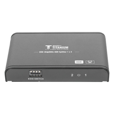Divisor (Splitter) HDMI 4K de 1 Entrada a 2 Salidas (Simultaneas) / Soporta 4K×2K / Ajuste de resoluciones EDID / HDR / HDMI 2.0 / | SIERRA STORE