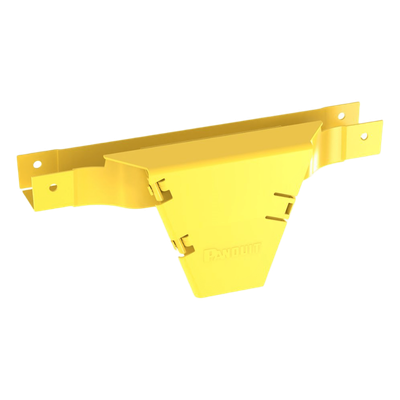 PANDUIT FVTHD2X2LYL - Accesorio en T / Conexión Horizontal a Bajada Vertical 90° / Canaleta 2x2 / Radio de Curvatura 50.8 mm (2 in) / | SIERRA STORE
