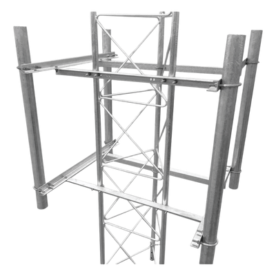 Brazo Lateral para Antenas Sectoriales / 4 Sectores / Tubo Ø 2' / Altura 1 m (3.3 ft) / Galvanizado en Caliente / Compatible | SIERRA STORE