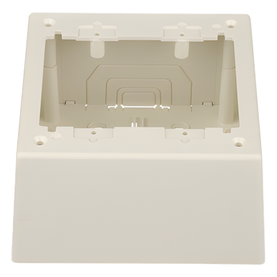 PANDUIT JBP2DIW - Caja de Pared Superficial Doble / PVC Autoextinguible / 5.19 x 5.19 x 2.75 in (131.9 x 131.9 x 69.8 mm) / Blanco Mate | SIERRA STORE