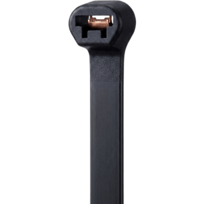 Cinchos de Nylon Mejorado con Inserto Metálico Para un Mejor Agarre / Color Negro / 7.5 × 300 mm / Paquete con 100 Piezas | SIERRA STORE