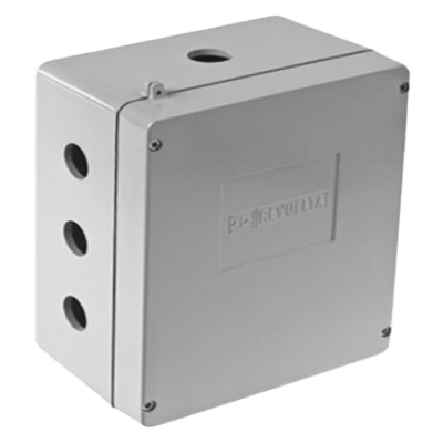 Caja de Unión de Aluminio / 3 Salidas 3/4" / NEMA 4/4X / IK09 / Panel Interno 2 mm | SIERRA STORE
