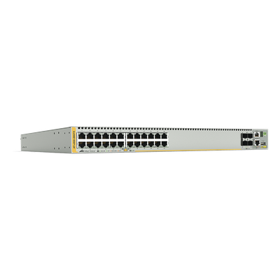 Switch Capa 3 Stackeable / 24 Puertos Gigabit / 4 SFP+ 10G / VCStack / Doble PSU Hotswap / 1U Rack / 214.3 Mpps | SIERRA STORE